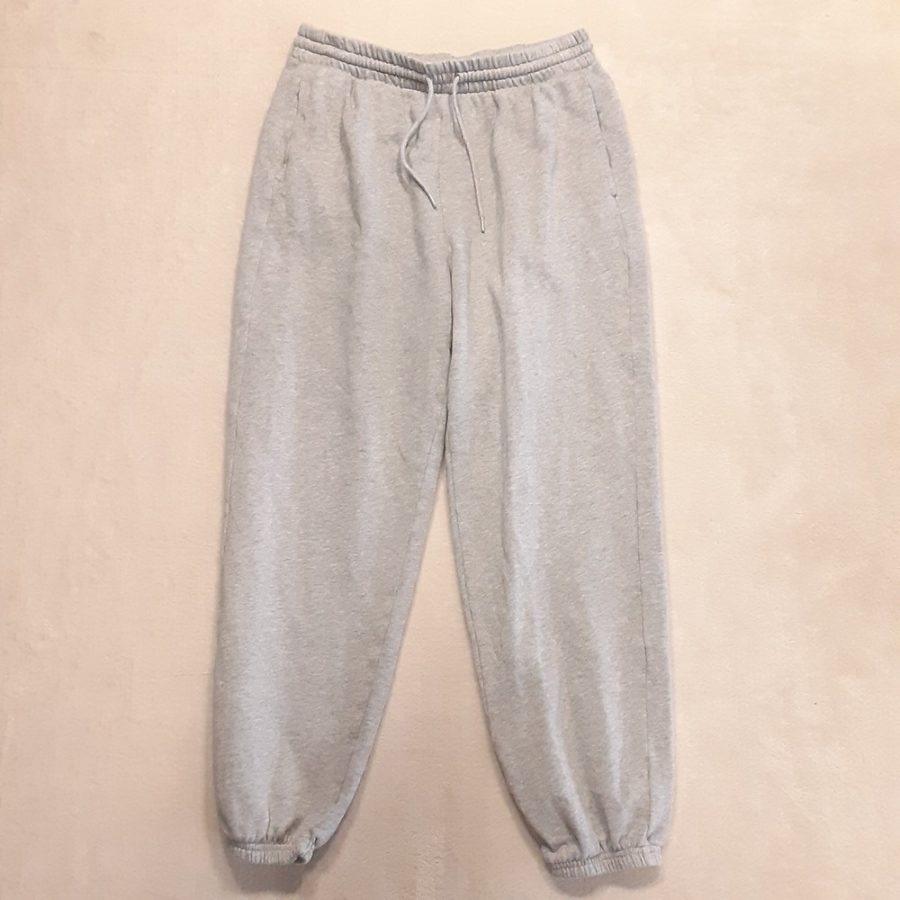 Old Navy Extra High Waist SoComfy Jogger Sweat Pants M Gray Heather Cinched